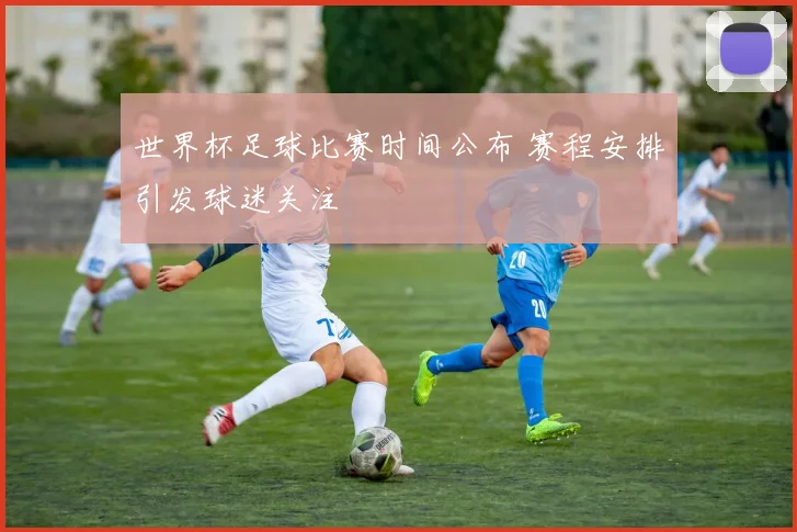 世界杯足球比赛时间公布 赛程安排引发球迷关注
